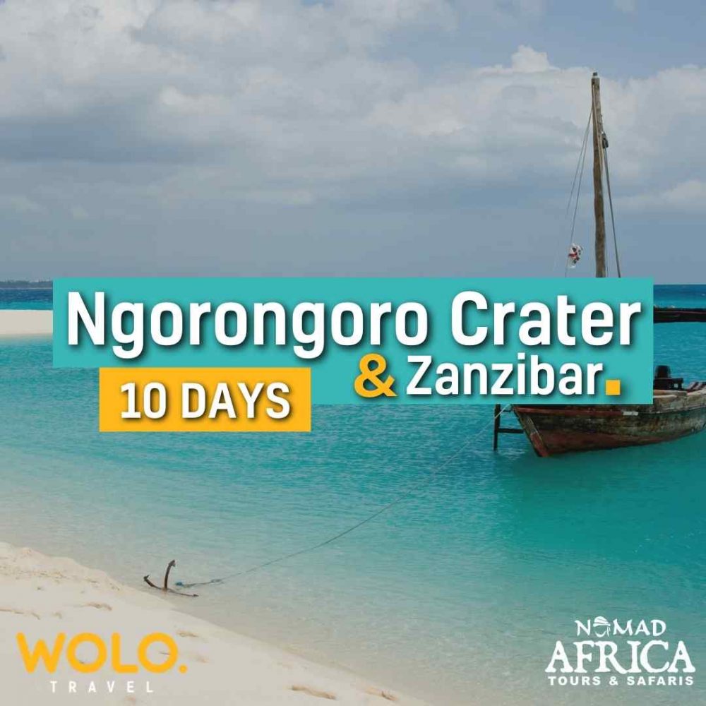 Ngorongoro Crater & Zanzibar 10 Days